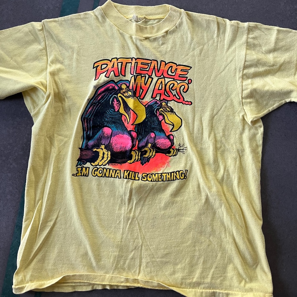 Vintage vulture t-shirt size M